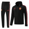 Manchester United Hooded Trainingsjacke 2022-23 Schwarze Für Herren